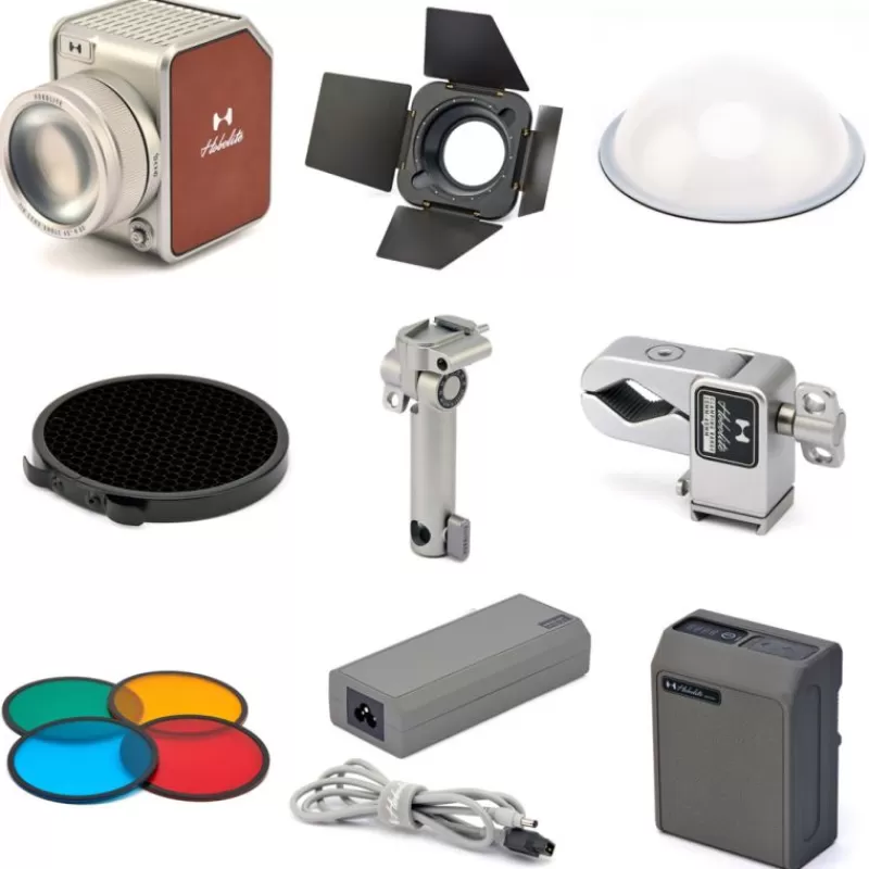 Hobolite Eclairages`1Lumières Continue-Avant Standard AC/DC Kit - Éclairage LED portable et puissant - Panajou