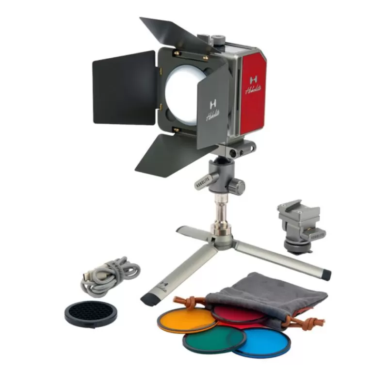 Hobolite Eclairages`1Lumières Continue-Mini Crimson Creator Kit - LED puissante, portable et polyvalente