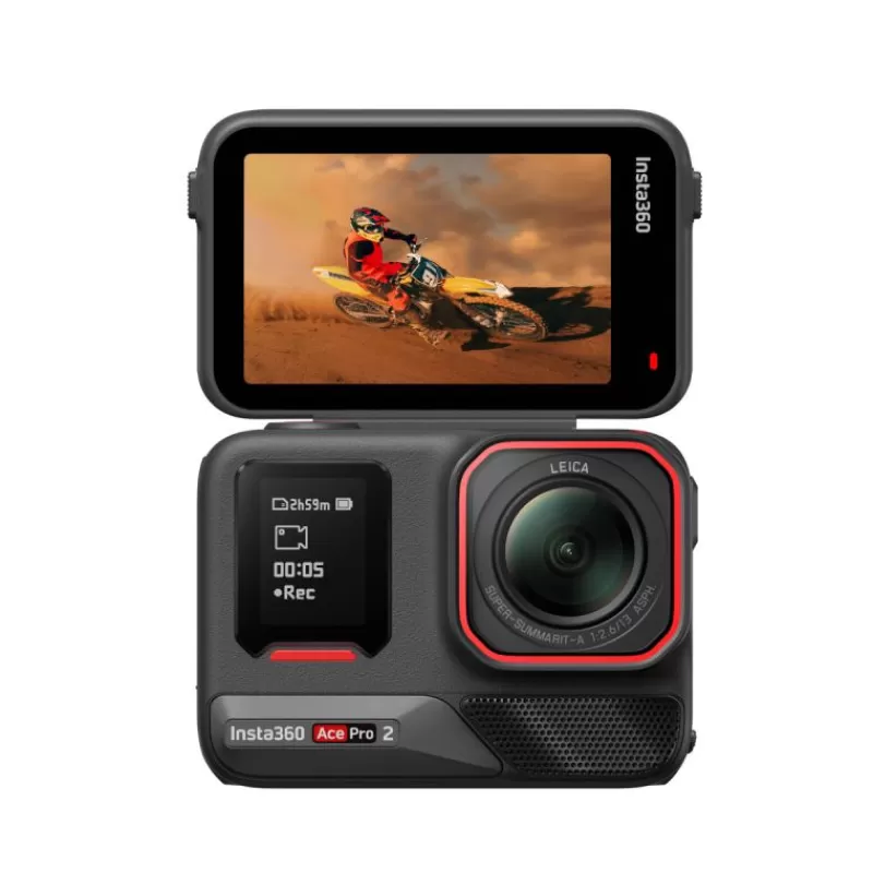 INSTA360 Caméras Compactes Sportives-ACE PRO 2 – Caméra 8K avec Double Puce AI et Étanchéité 12m