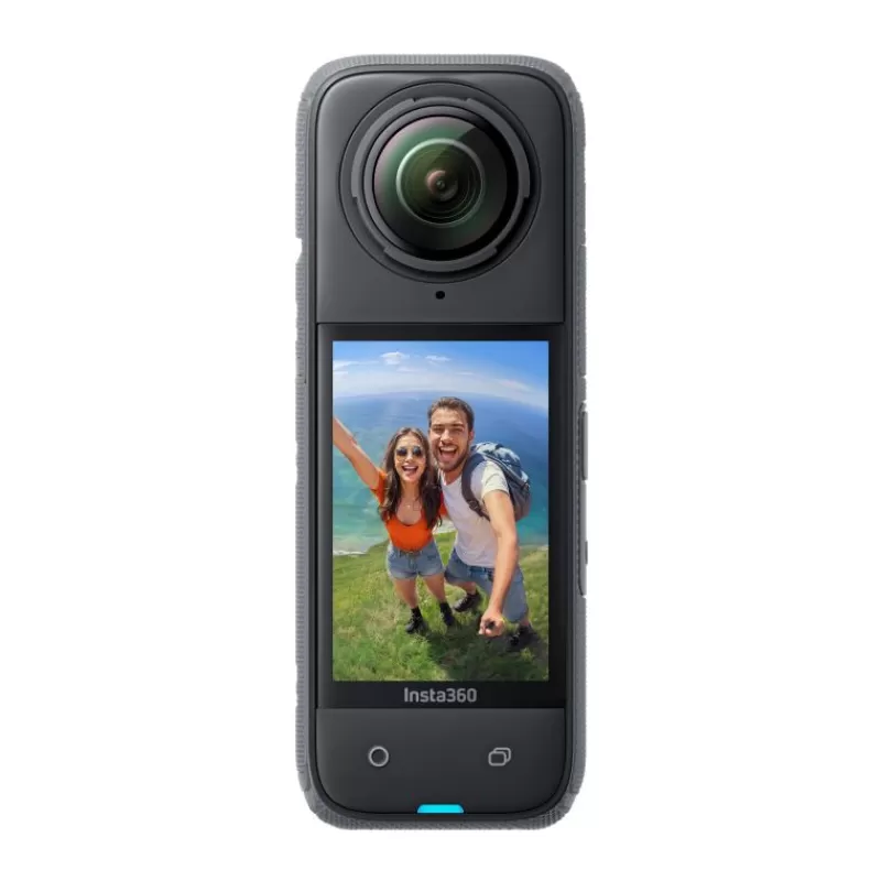 INSTA360 Caméras Compactes Sportives-X4 - Caméra 360° Ultra HD 8K, Étanche, IA & Stabilisation Avancée