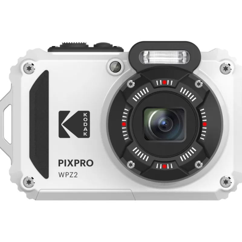 Kodak Appareils Photo Numériques Compacts & Bridges-PixPro WPZ2 blanc - Appareil Photo Étanche et Antichoc 16MP avec Wi-Fi