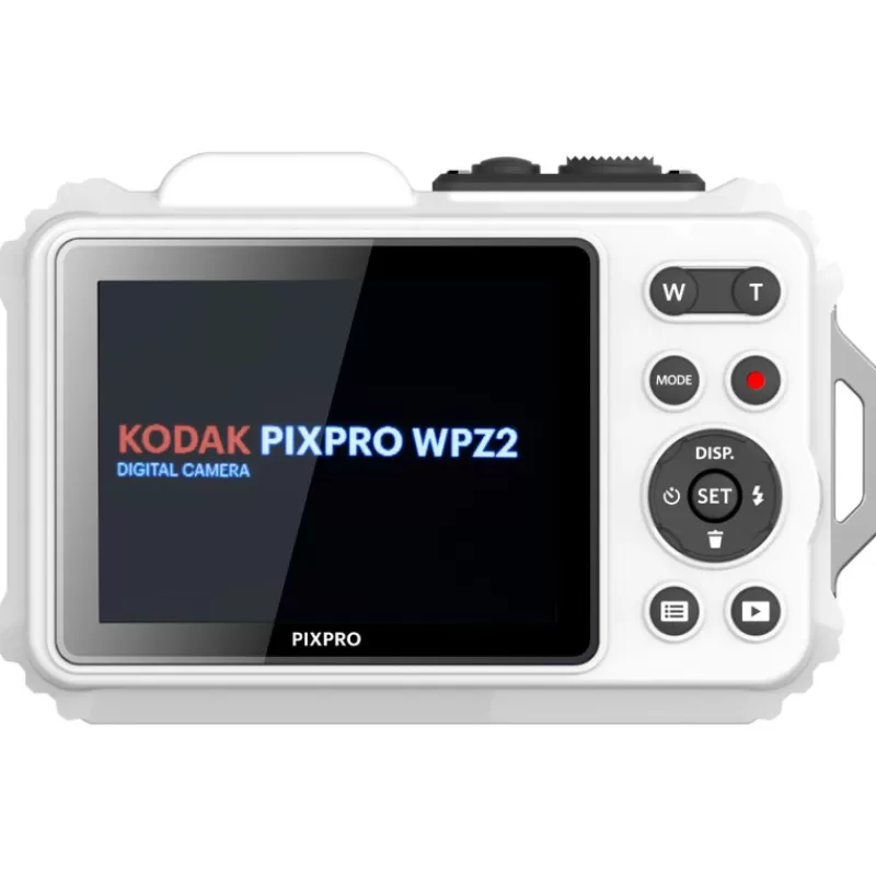 Kodak Appareils Photo Numériques Compacts & Bridges-PixPro WPZ2 blanc - Appareil Photo Étanche et Antichoc 16MP avec Wi-Fi
