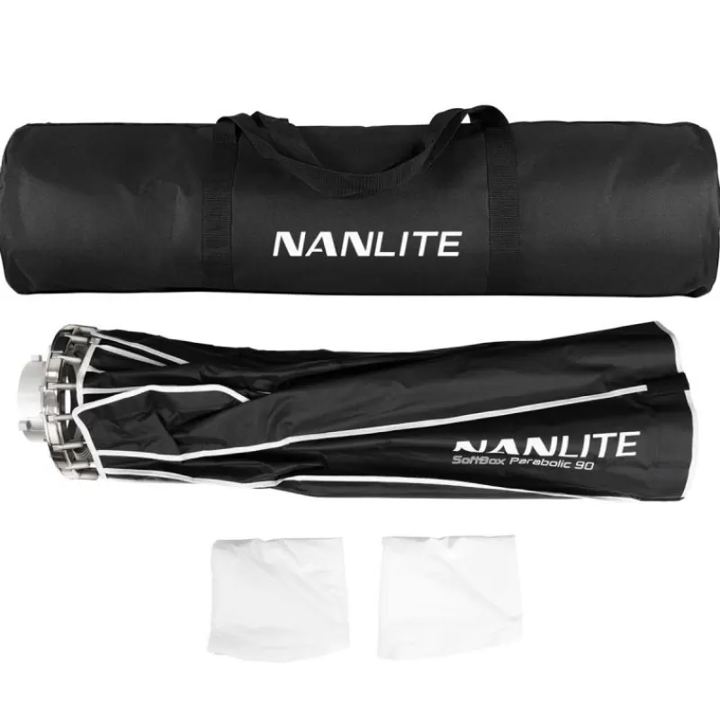 NANLITE Eclairages`1Accessoires Eclairage-Softbox SB-PR-90B – Diffusion douce et contrôle de la lumière