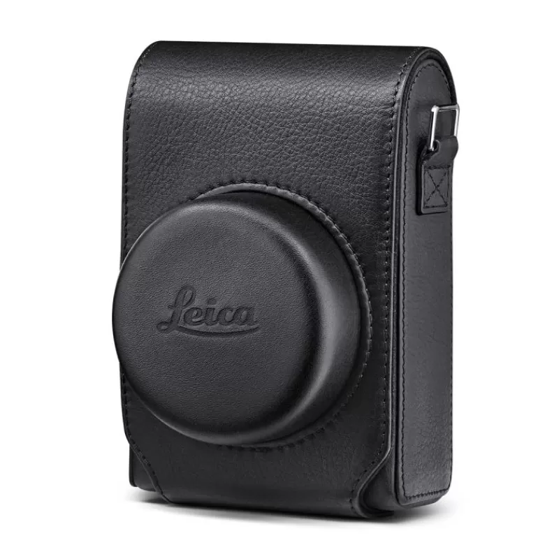 Leica Etuis Compact-Étui en Cuir Noir pour D-LUX 8 - Protection Élégante et Fonctionnelle